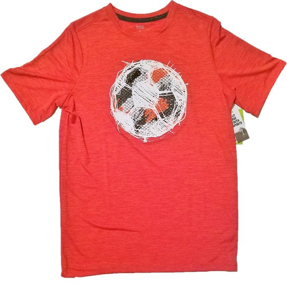 DSG Boys Graphic Soccer Training T-Shirt - Size XL - Picture 1 of 2